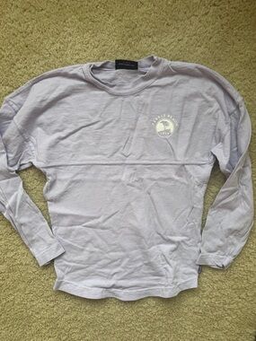 Pebble Beach Lilac Long-Sleeve Crewneck Top